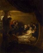 Benjamin West Death of Lord Nelson in the Cockpit of the Ship oil painting artist